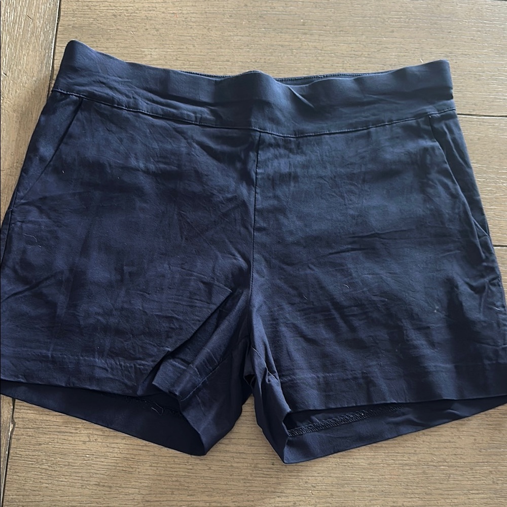 Amazon Blue High Waist Shorts
